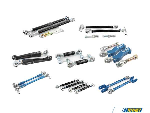 Packaged by Turner Turner Complete Performance Adjustable Suspension Upgrade Kit - F3X, F2X F3XPERFSUSFR2KT