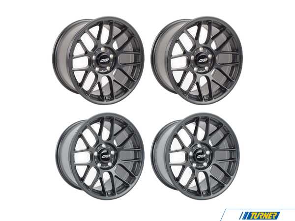 APEX Wheels 17" APEX ARC-8 Wheel Set - Satin Black E34ARC8179-SBKT
