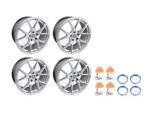 19" Tekniform Style 007 - Square Set Of Four - Hyper Silver (w/MY14-20 TPMS)