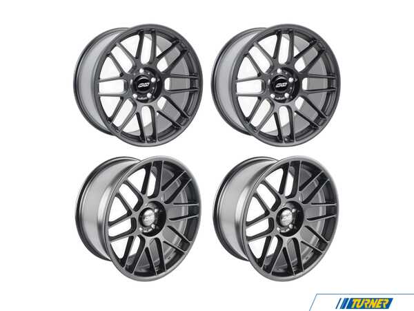APEX Wheels APEX ARC-8 Satin Black - Staggered Set  ARC819105ET22KT5