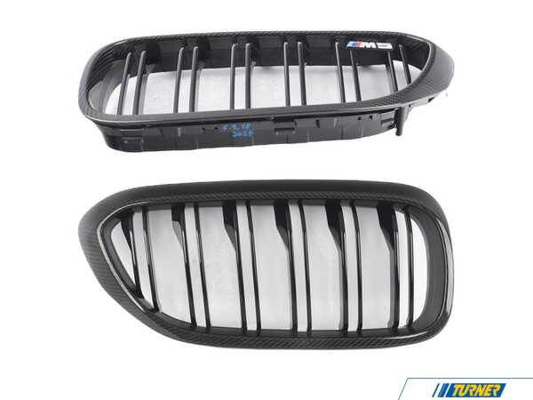 Genuine BMW M Performance BMW M Performance Carbon Fiber Kidney Grilles 51712447092KT