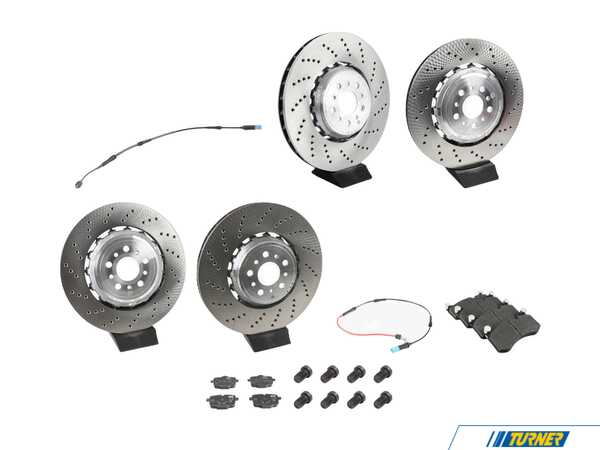 Genuine BMW Complete Brake Service Kit - Front And Rear 34108093705KT1