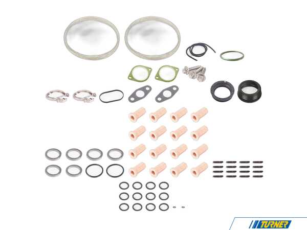 Packaged by Turner  N54 Turbocharger Installation Kit - Front And Rear 114275634530KT