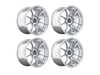 APEX Wheels APEX SM-10RS 18" Square Wheel Set - Brushed Clear sm10rs189304bcKT View 1