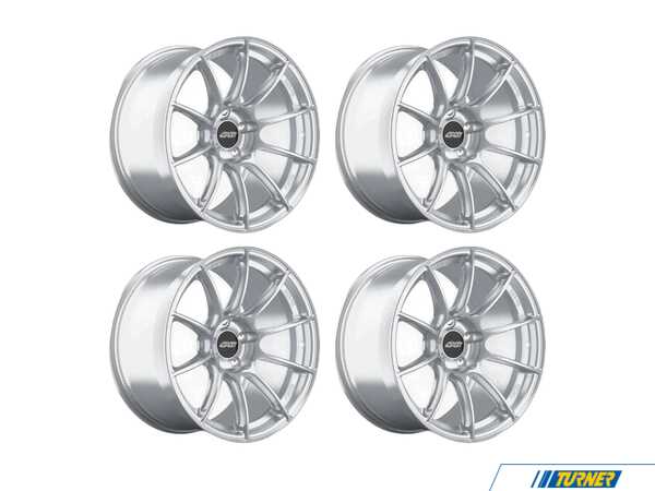 APEX Wheels APEX SM-10RS 18" Square Wheel Set - Brushed Clear sm10rs189304bcKT