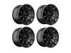 APEX Wheels 18" APEX SM-10 Square Wheel Set - Satin Black sm10189535qsbKT View 1