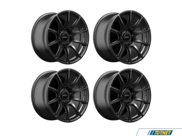 APEX Wheels 18" APEX SM-10 Square Wheel Set - Satin Black sm10189535qsbKT
