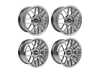 APEX Wheels 17" APEX ARC-8 Staggered Wheel Set - Hyper Black arc81785h95hbkKT View 1