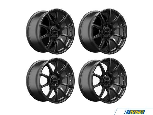 APEX Wheels 18" APEX SM-10 Staggered Wheel Set - Satin Black sm10188595smKT