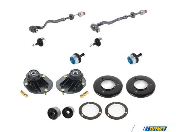 Packaged by Turner Turner Front Suspension Refresh Kit - Level 3 - E36 M3 S52 3.2L (without control arms) T31122228461NCKT