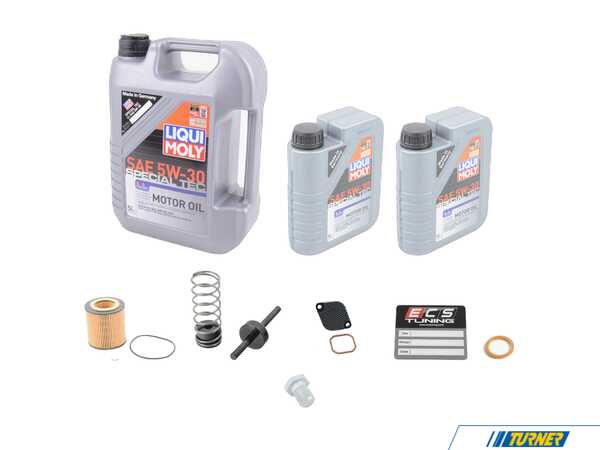 Packaged by Turner Low-Temperature N54 Oil Thermostat Overhaul Kit 090743ECS09KT2