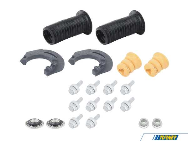 Packaged by Turner Coilover Installation/Cup Kit - Front - 5-Bolt Strut Mount 31306881930KT4