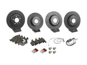 Performance Front & Rear Brake Service Kit - E46 330i, 330Ci, 330xi