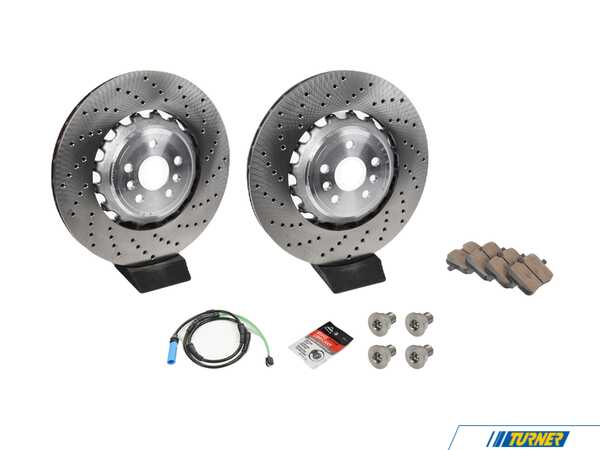 Packaged by Turner Rear Brake Service Kit - F90 M5, F91/92/93 M8/M8 Competition 34217991103KT3