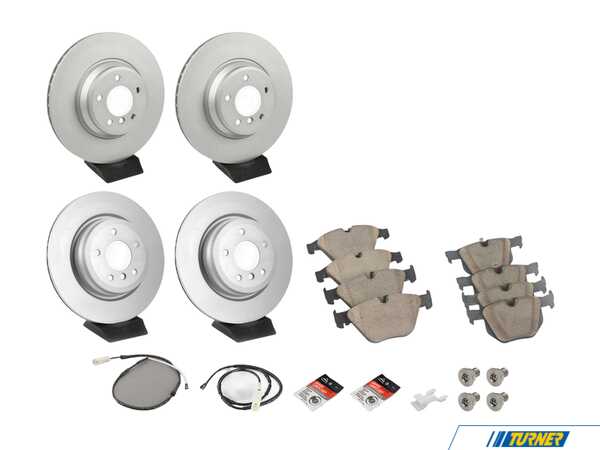 Packaged by Turner Front & Rear Brake Service Kit - E90/E92 335xi 34116855000RPKT8