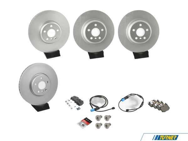 Packaged by Turner Front & Rear Brake Service Kit - G01 X3 M40i G01RPS3KT2