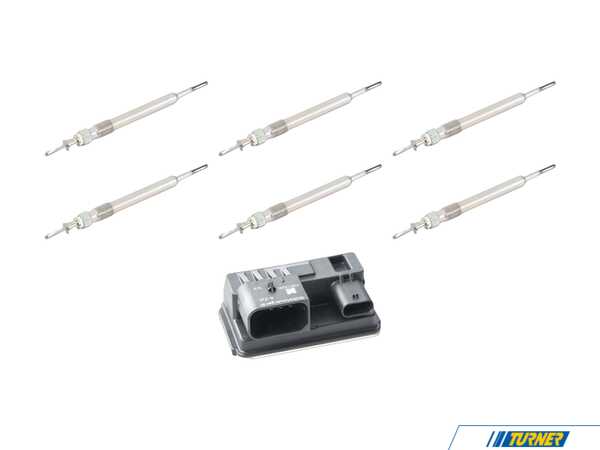 Packaged by Turner OEM Glow Plug Service Kit - BMW BMW F10 F15 N57 3.0L tmsn57gpKT