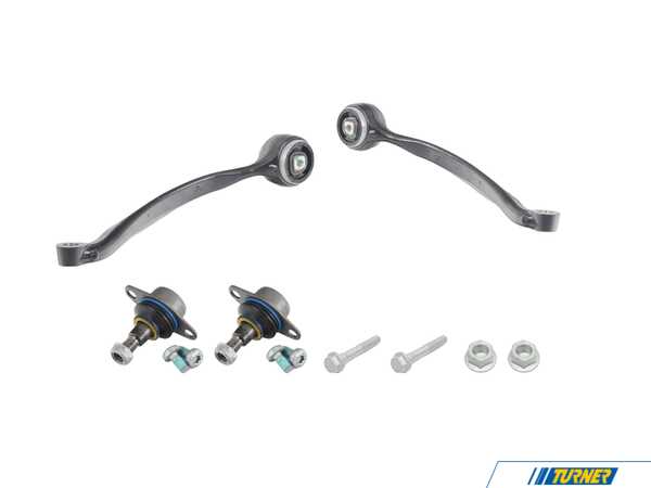 Packaged by Turner Front Right Control Arm & Ball Joint Service Kit - E9X E84 xDrive 31126768984KT3
