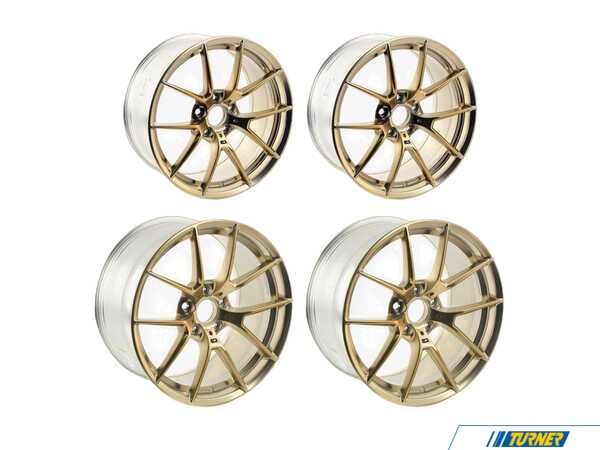 Genuine BMW Genuine BMW Wheel Set (763M Frozen Gold) - 19x9 Et 29 / 19x10 Et 40  36108089338KT