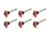 Racingline RacingLine Higher Output Ignition Coils - Red - Set of Six VWR900003-6KT View 1