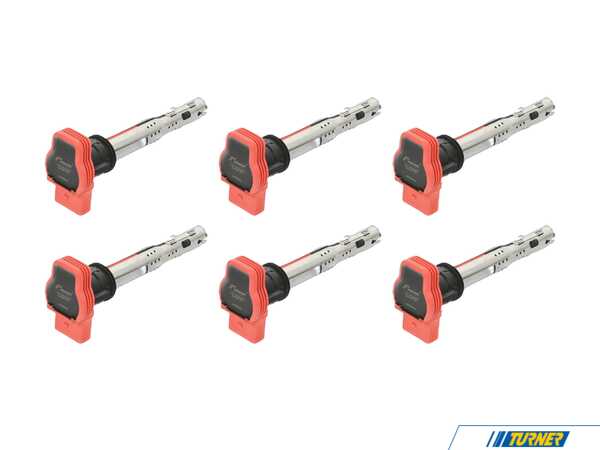 Racingline RacingLine Higher Output Ignition Coils - Red - Set of Six VWR900003-6KT