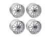 APEX Wheels 17" APEX ARC-8 Staggered Wheel Set - Race Silver arc817859rsKT View 1