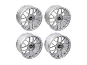17" APEX ARC-8 Staggered Wheel Set - Race Silver