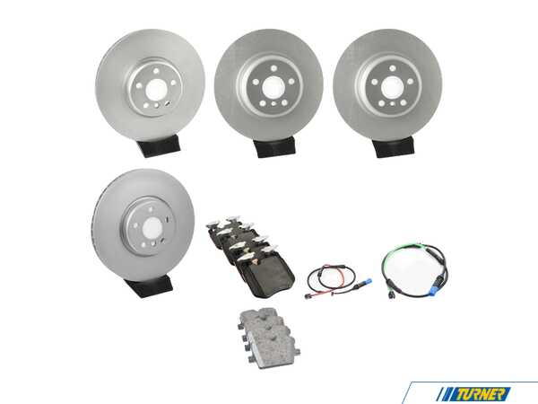 Packaged by Turner Front & Rear Brake Service Kit - G22 34116860912TKT