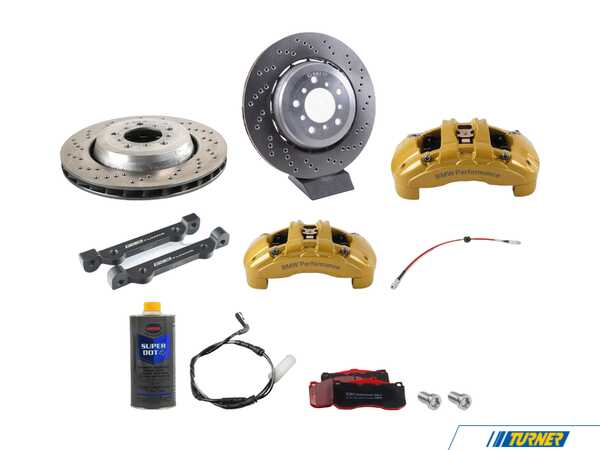 ECS Tuning BMW E46 M3 Performance 6-Piston Front Big Brake Kit - EBC RedStuff Brake Pads 341136462TKT