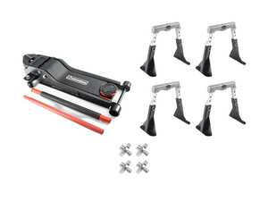 The RennStand Jack Stand -  With Tesla/Porsche Jack Pad Adapter (Set of 4) - With Schwaben Jack