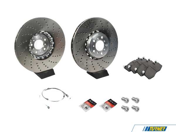 Packaged by Turner Front Brake Service Kit - BMW F85 X5M, F86 X6M F85X5MFBSKT
