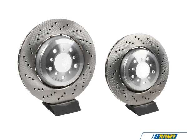 SHW Performance SHW Performance Front Brake Rotors - Pair (345X28mm) - BMW E46 M3, E85/86 Z4 34112282445kKT
