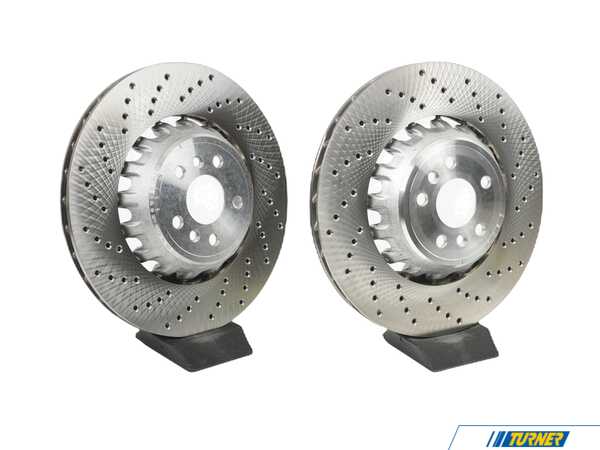 SHW Performance SHW Rear Brake Rotors - Pair (380x28) - BMW F95 X5M, F96 X6M F95X5MRRPKT