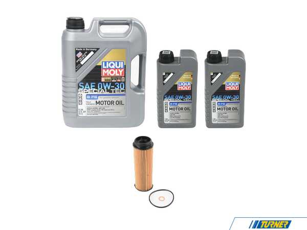 Packaged by Turner Liqui Moly Special Tec LL-01 FE 0w-30 Oil Change Kit 83212365950KT1