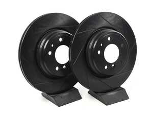 Rear V5 Slotted Brake Rotors - Set (328x20)