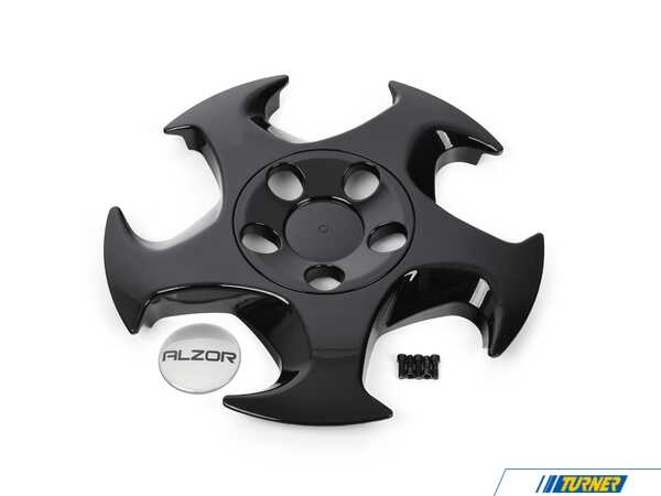 Alzor Alzor 17" Style 5011 Wheel Cover - Black - Left - Priced Each 5011-BLK-L