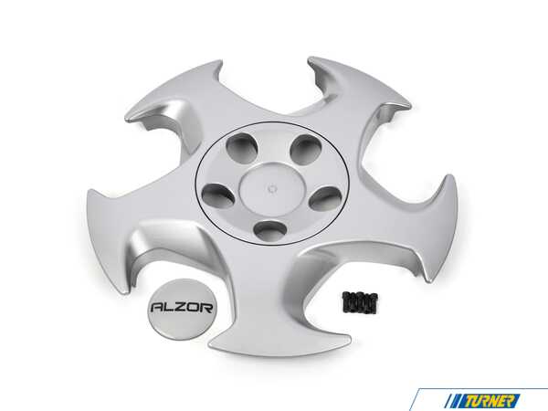 Alzor Alzor 17" Style 5011 Wheel Cover - Silver - Right - Priced Each 5011-SIL-R