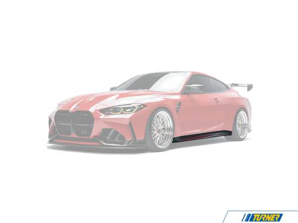 ADRO INC. ADRO Prepreg Carbon Fiber Side Skirt Set (V2) - BMW G82 M4 A14A40-1402