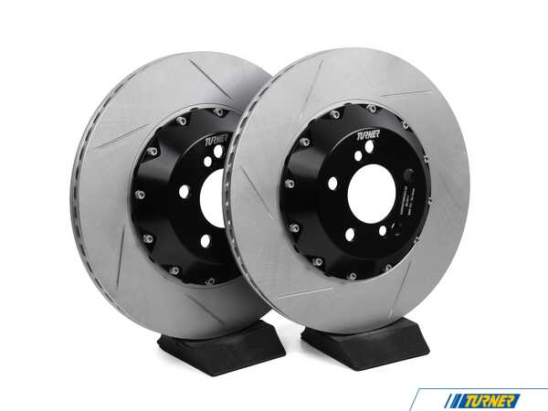 Turner Motorsport Turner Motorsport - Rear (TrackSport) Full-Floating Slotted Rotors Set - 370x24mm - F8X M2 M3 M4  026549TMS02A1KT