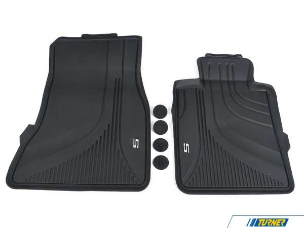 Genuine BMW FLOOR MATS, ALL-WEATHER, FRO 51472473486