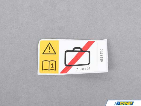 Genuine BMW Genuine BMW Notice Sticker On Service Co 51717368329