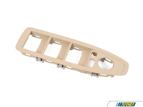 Genuine BMW Genuine BMW Cover, Switch, Power Window, Driver Side - Venetobeige - 51417326363 - F33, 51417326363