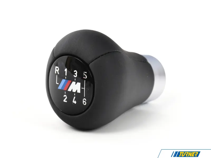 25117896886 - Genuine BMW Gearshift Knob,leather ZHP - 6 Speed