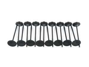 BMW S65 (V8) / S85(V10) Intake valve / 35.4mm(std) x 4.97 x 111.75mm / Tip 3mm / SS / Black Nitrided. (SET OF 16)