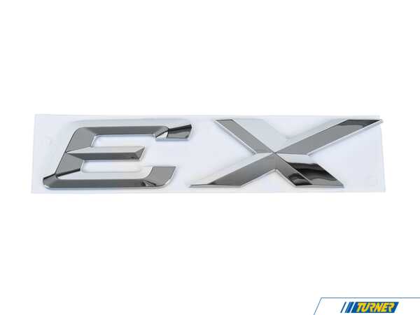 Genuine BMW Model Emblem - X3 51148737319