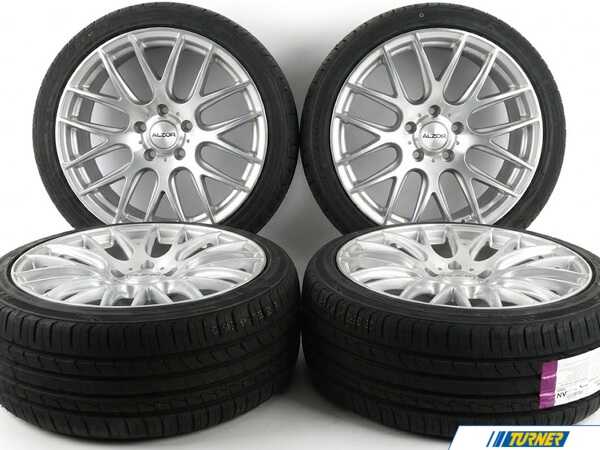 Alzor 18" Alzor Style 040 "Ready-To-Roll" OEM+ Fitment Square Wheel & Tire Package - F3x Late Model 040IMG3WTP9