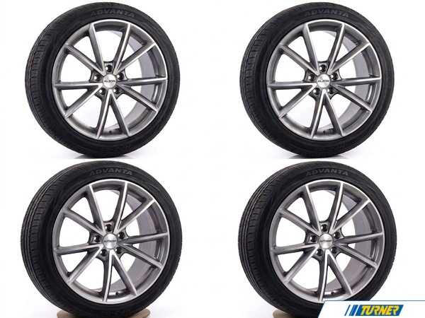 Alzor 19" Alzor Style 654 "Ready-To-Roll" Wheel & Tire Package for B8/B8.5 S4 - w/ Advanta HPZ-02 Tires 654-3AV25535B8S4