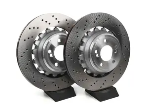SHW Performance Rear Brake Rotors - 385x24mm - F85 X5M, F86 X6M