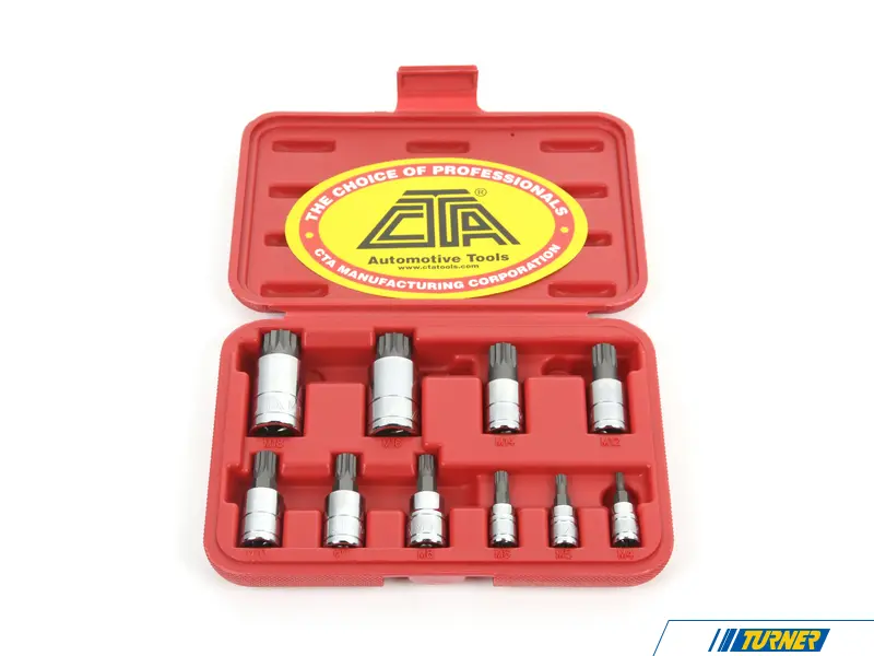 CTA3038 - 10 Piece Triple Square Socket - Set - CTA Tools | Turner