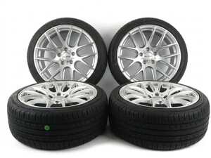 18" Alzor Style 040 "Ready-To-Roll" Staggered Wheel & Tire Package - w/ Ironman Tires - BMW E9X Non-M